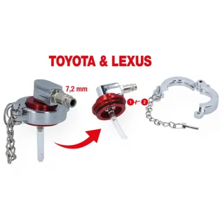 KS Tools Universal-Entlüfterstutzen-Adapter für Toyota und Lexus - 160.0719