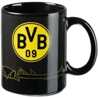 BVB MERCHANDISING Tasse ZAUBERTASSE SKYLINE, Keramik
