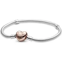 Pandora Armband Pandora Moments Herz und Schlangen-Gliederarmband 580719 Damenarmband