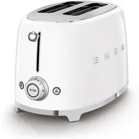 Smeg Toaster TSF01WHEU, 2 kurze Schlitze, für 2 Scheiben, 950 W