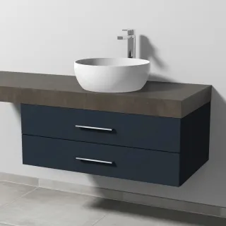 Sanipa Waschtischunterbau mit Auszügen 2morrow (G3309) 340x900x520 Marine-Matt, G33091R G33091R