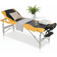 Mucola Massageliege Massageliege 3Zonen Kopfstütze Ergonomisch Leicht Tasche Kosmetikliege (Stück, 1-St., Premium-Liege), Extra dicke Polsterung