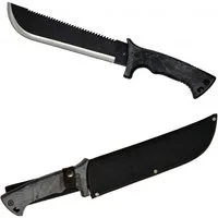 A. Blöchl Taschenmesser Machete mit Sägezahn Jungle schwarz