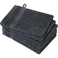 Dyckhoff Waschhandschuh Planet, (Set, 6-St), 450 g/m², aus reiner Baumwolle, trocknergeeignet