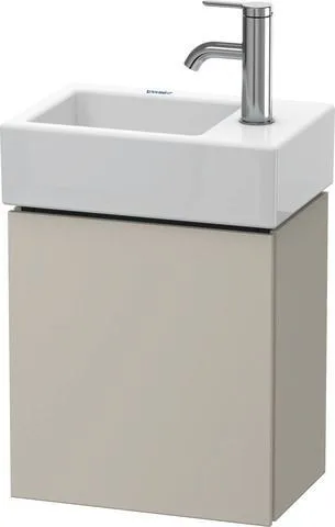 Duravit L-Cube Waschtischunterbau wandhängend Taupe Matt 364x241x400 mm - LC6293L9191 LC6293L9191