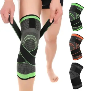 AOLIKES Professional Sports Knee Support Nylon Elastic Breathable Soft Bandage Knee Brace for Basketball Tennis Cycling