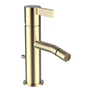 LAUFEN Bidetarmatur, Kartell LAUFEN , Ausladung 110 mm, Festauslauf, ohne Ablaufventil, mit Zugstang H3413310011031