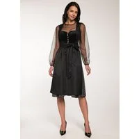 Spieth & Wensky Dirndl Giulianna (1-tlg) Samtoberteil