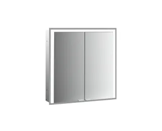emco LED-Lichtspiegelschrank Prime 3 Unterputz, 800 mm, 2-türig Rückwand verspiegelt, 949717203 949717203