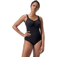 Speedo Badeanzug Speedo Damen AquaNite Badeanzug 8-00307010069 Schwarz