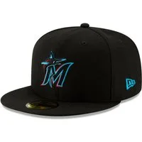 New Era Fitted Cap 59Fifty AUTHENTIC ONFIELD Miami Marlins
