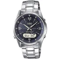 Casio Funk Funkchronograph LCW-M100DSE-2AER, Solaruhr, Armbanduhr, Herrenuhr, Edelstahlarmband, Saphirglas