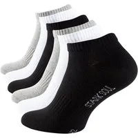 Stark Soul® Sneakersocken Sneaker Socken Mesh gekämmte Baumwolle, Premium Qualität, Unisex 6 Paar