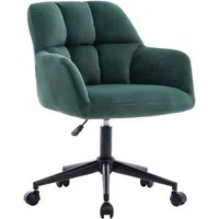 WAHSON OFFICE CHAIRS Bürostuhl Samt/Pu-Leder Bürostuhl Schreibtischstuhl Drehstuhl