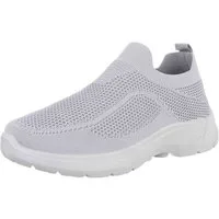 Coolwalk Bequemer Slip-On-Sneaker für Sport und Freizeit Sneaker (89355349) Flach Sneakers in Hellgrau