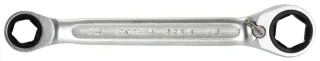 KS Tools Umschalt-Doppel-Ratschenringschlüssel SW 14 x 19 mm, mit Einsatz-Haltefeder - 503.4513