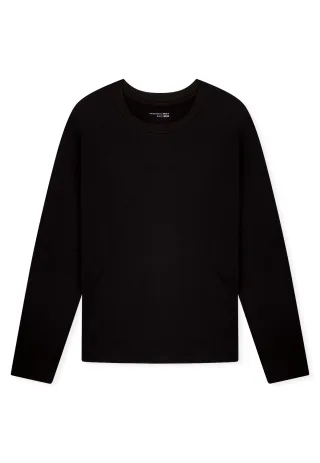 SCHIESSER - Sweatshirt schwarz - Gr. - 38
