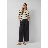 s.Oliver Culotte Hose Wide-Leg-Culotte aus Twill