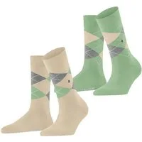 Burlington Socken Everyday Argyle Socken (2-Paar)