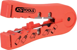 KS Tools Abisolierwerkzeug für Datenkabel, 2,5-12mm - 115.1241