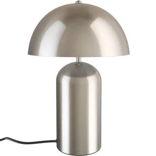 tectake Retro-Tischlampe, Nickel, Metall, 25x37x25 cm, CE, Lampen & Leuchten, LED Beleuchtung, LED-Tischleuchten