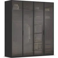 rauch Kleiderschrank Schrank Garderobe SKAT SHINE Breiten 151/201/251/301cm, Höhe 223/235cm (3 verschiedene Ausstattungen BASIC/CLASSIC/PREMIUM (inkl. SOFT-CLOSE) edle Schrankfront mit hochwertigen Glasrahmentüren MADE IN GERMANY