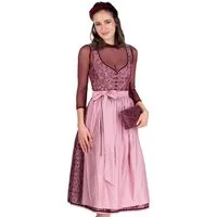 MarJo Dirndl Midi Dirndl 2tlg. - AMELIE - wine/rosenholz