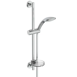 Ideal Standard Brausekombination M1 Idealrain 600mm 1-fach-Handbrause d:100mm 6l, Chrom, BD912AA BD912AA