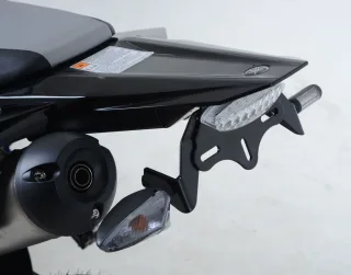 R&amp;G Kennzeichenhalter Heckumbau Yamaha WR 125 R / X Bj. 2009-2017 + LED Rücklicht / eintragungsfrei