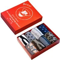 Chili Lifestyle Freizeitsocken LADY Geschenkbox gemusterte Socken Leoprint aus Baumwolle für Damen (Multipack, 8-Paar, 8 Farben) Weichbund ohne Gummidruck