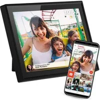 Denver PFF-1021B Digitaler Bilderrahmen (25.65 cm/10.1 ", 1280 x 800 Pixel, 16 GB, mit WLAN und Foto-Sharing)