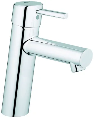 Grohe Einhebel-Waschtisch-Batterie Concetto 23451, mittelhohe Ausführ. glatter Körper chrom 23451001