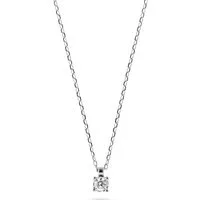 CHRIST Collier CHRIST Damen-Kette 585er Weißgold 1 Diamant