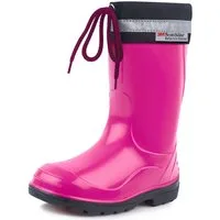 Ladeheid lange Regenschuhe für Mädchen und Jungen LA-972 Gummistiefel Kinder mit Stulpe zum Schnüren