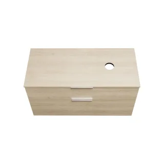 Burgbad Waschtischunterschrank Eqio 619x1200x550 Eiche Dekor Cashmere, WXXI120RF3180 WXXI120RF3180