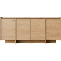 MIRJAN24 Kommode Japandi K4D (mit vier Drehtüren), 200x38x90 cm