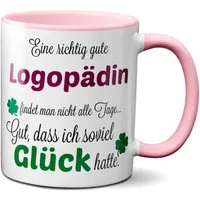 TASSENKING Tasse, Eine gute Logopädin... - Tasse -Kaffeebecher - Geschenk