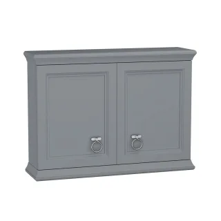 VitrA Valarte Oberschrank Breite 75 cm 2 Türen Grau Matt,62256 62256