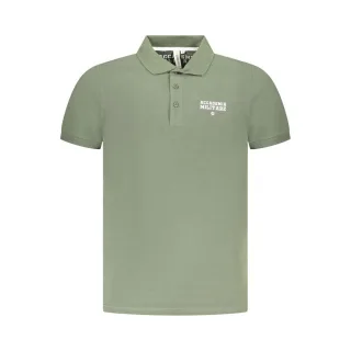 Accademia Militare Verde Baumwolle Herren Polo