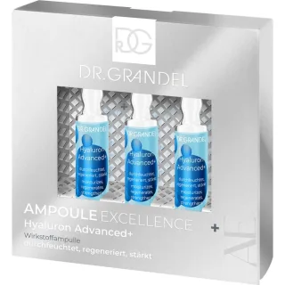 Dr. Grandel Hyaluron Advanced+ Ampulle Mit Hyaluron 10-fach-Komplex gegen Falten