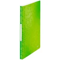LEITZ Aktenordner 1 Sichtbuch mit 40 Hüllen WOW Präsentationsmappe - grün