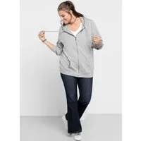 Sheego Bequeme Jeans Stretch-Jeans mit Used-Effekten