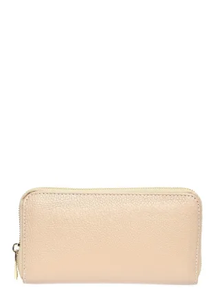 Roberta M Beige Geldbörse