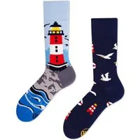 Many Mornings Freizeitsocken Many Mornings Socken Nordic Lighthouse (1 Paar, 1-Paar, 1 Paar) immer ein dismatching Paar