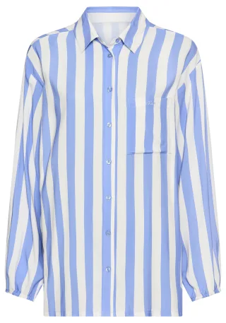 s.Oliver LM s.O Classic Shirt Stripes blue stripes - Gr. - 34