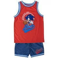 Sonic The Hedgehog Trainingsanzug - Kinder 2 Teilig Sportbekleidung Schule Freizeit (2-tlg)