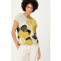 Olsen T-Shirt mit Panneaux-Print