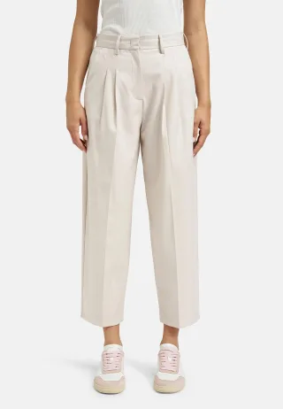 Smith&Soul - Straight Cropped Pants sand - Gr. - XL
