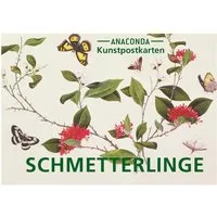 Anaconda Verlag Grußkarte Postkarten-Set Schmetterlinge: 18 Kunstpostkarten aus hochwertigem