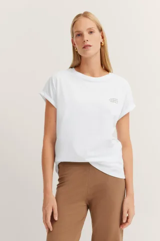 Bugatti Damen T-Shirt aus Baumwolle
